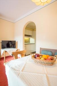 TV a/nebo společenská místnost v ubytování Appartement Pillersee