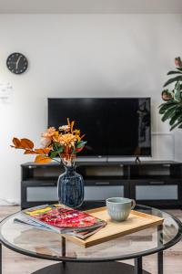 Televisyen dan/atau pusat hiburan di 住吉月满-豪华全新一户建-住吉大社6分钟-关西机场直达40分-宽敞停车位-隔壁711超市