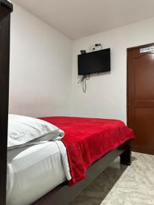 Letto o letti in una camera di Hotel Plaza Real Pereira