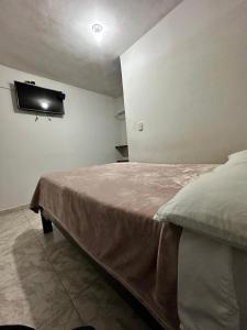 Letto o letti in una camera di Hotel Plaza Real Pereira