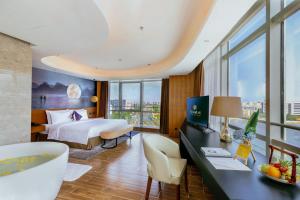 Posezení v ubytování Hisilk Artwork Center Fliport Coso Hotel