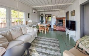 TV a/nebo společenská místnost v ubytování 3 Bedroom Awesome Home In Örkelljunga