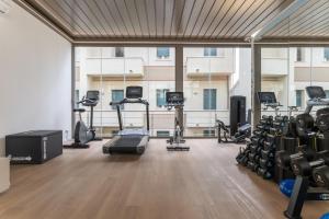 Fitness centrum a/nebo fitness zařízení v ubytování Hotel Residence Esplanade