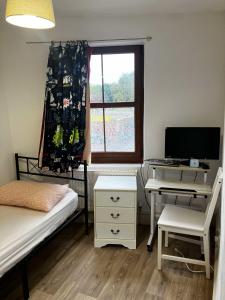 Ένα ή περισσότερα κρεβάτια σε δωμάτιο στο Perfect House for Healthcare worker