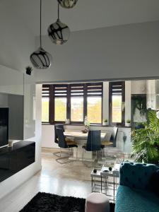 Et opholdsområde på Ema Luxury Apartment Ultracentral