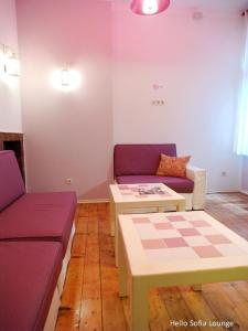 Posezení v ubytování Balkan Rooms & Studios in Downtown + 22 fotografií
