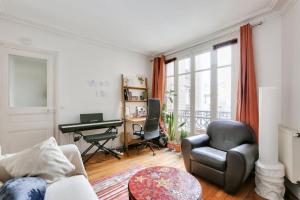 Posezení v ubytování Appart confort moderne près Montmartre