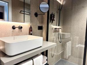 Ванная комната в Hotel Bahía de Vigo