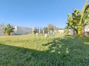 A garden outside Appartamento La Torre piano terra sul mare Puglia On line