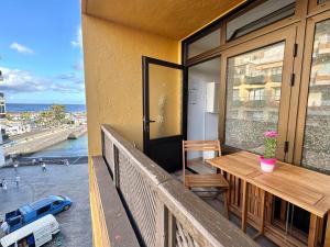 En balkon eller terrasse på Marina El Muelle