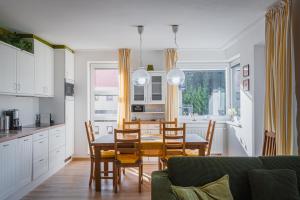 Kuchyň nebo kuchyňský kout v ubytování K2 Aparthotel Klínovec Views - Mezonet Apt