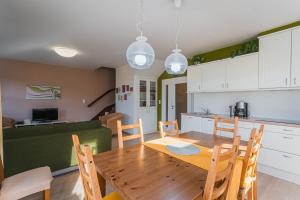 Kuchyň nebo kuchyňský kout v ubytování K2 Aparthotel Klínovec Views - Mezonet Apt