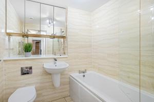 Vannituba majutusasutuses Bookbinders Apartments Leeds City Centre