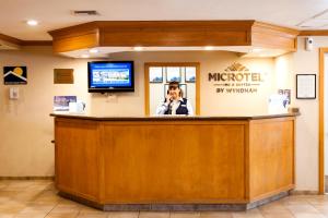 The lobby or reception area at Microtel Inn & Suites by Wyndham Chihuahua
