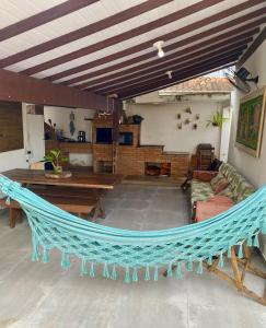 Posezení v ubytování Suite com piscina