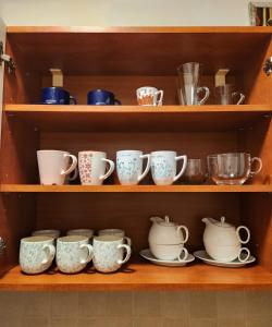 Coffee and tea making facilities at Apartment Olivia