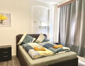 Postel nebo postele na pokoji v ubytování Hotel Labe