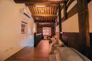 Posezení v ubytování 新龍頭古厝本館 Shin Long Tou B&B