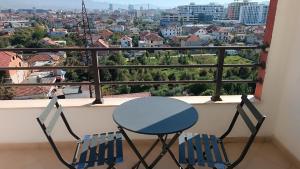 Balkón nebo terasa v ubytování Tirana terminal apartament