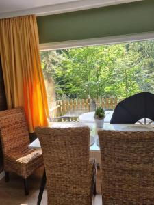 Χώρος καθιστικού στο Ferienhaus mit Privatsauna +10 φωτογραφίες