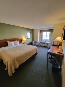 Ένα ή περισσότερα κρεβάτια σε δωμάτιο στο Quality Inn & Suites Prestonsburg next to Mountain Arts Center