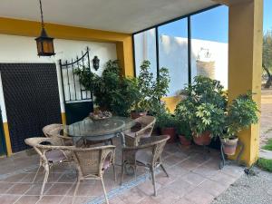 A balcony or terrace at La Pontezuela Alanis