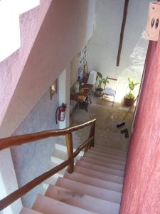 a view of a staircase in a house at Elements of the Island in Isla Mujeres