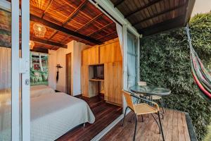 Letto o letti in una camera di Hotel Pietrasanta