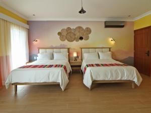 Postelja oz. postelje v sobi nastanitve Hotel Boutique Típico