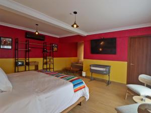 Postelja oz. postelje v sobi nastanitve Hotel Boutique Típico