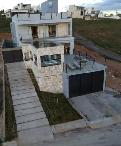 an aerial view of a house at Casa de Charme Camargos in São João del Rei