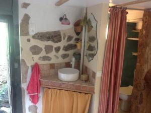 Ένα μπάνιο στο Gîte rural insolite Le Petit Cabanon