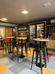 Nápoje v ubytování Hotel 10 Uniao da Vitoria