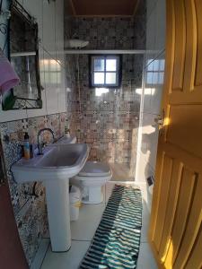 Koupelna v ubytování Casa Flamboiam + 37 fotografií