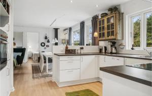 Η κουζίνα ή μικρή κουζίνα στο Stunning Home In Ebeltoft With Wifi