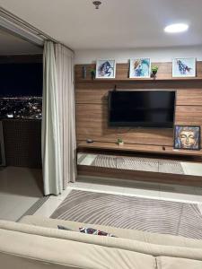 TV a/nebo společenská místnost v ubytování Charmoso 2 quartos DF PLAZA + 34 fotografií