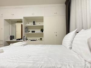 เตียงในห้องที่ 10MIN 曼谷独栋Chatuchack,Kasetsart精品别墅 MYSTORY HOUSE