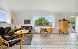 Χώρος καθιστικού στο Holiday Home Hammershusvej