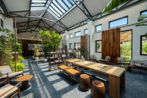 Restavracija oz. druge možnosti za prehrano v nastanitvi Jiangnan House Yangcheng Lake Kunshan
