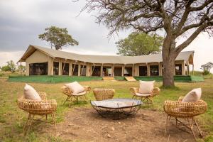 En have udenfor Malaika Mara River Luxury Camp