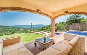 The swimming pool at or close to Beautiful Home In Sant Miquel Daro