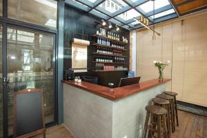 Lounge nebo bar v ubytování Dali Jishi Hotel