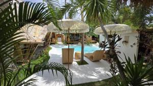 Bazén v ubytování Hôtel Les sables blancs - ADULTS ONLY - Gili Air nebo v jeho okolí