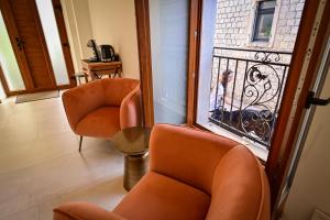 Istumisnurk majutusasutuses Luxury Rooms Pojta