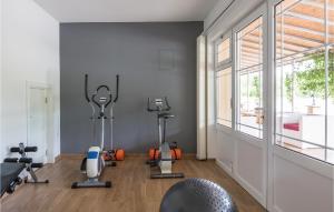 Γυμναστήριο ή/και όργανα γυμναστικής στο Beautiful Home In Zavojane