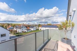 Balkón nebo terasa v ubytování Modernes Apartment in Langenbach bei München, nahe Flughafen München