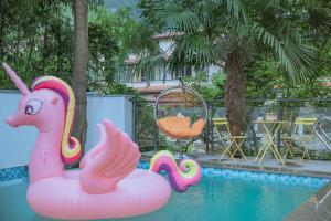 สระว่ายน้ำที่อยู่ใกล้ ๆ หรือใน 安吉季意民宿 Jiyi Boutique Homestay, Anji, Huzhou