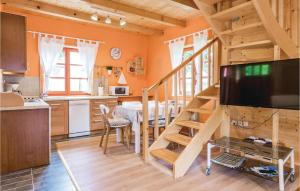 Kuchyň nebo kuchyňský kout v ubytování Pet Friendly Home In Licki Osik