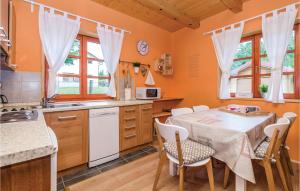 Kuchyň nebo kuchyňský kout v ubytování Pet Friendly Home In Licki Osik