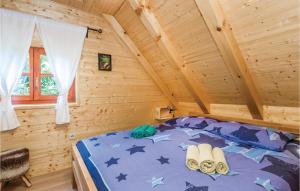 Postel nebo postele na pokoji v ubytování Pet Friendly Home In Licki Osik